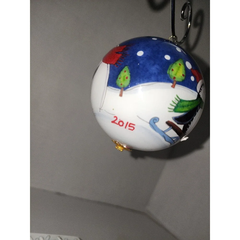 2015 Pier One Li Bien Santa Penguin Snowman Christmas Tree‎ Ornament